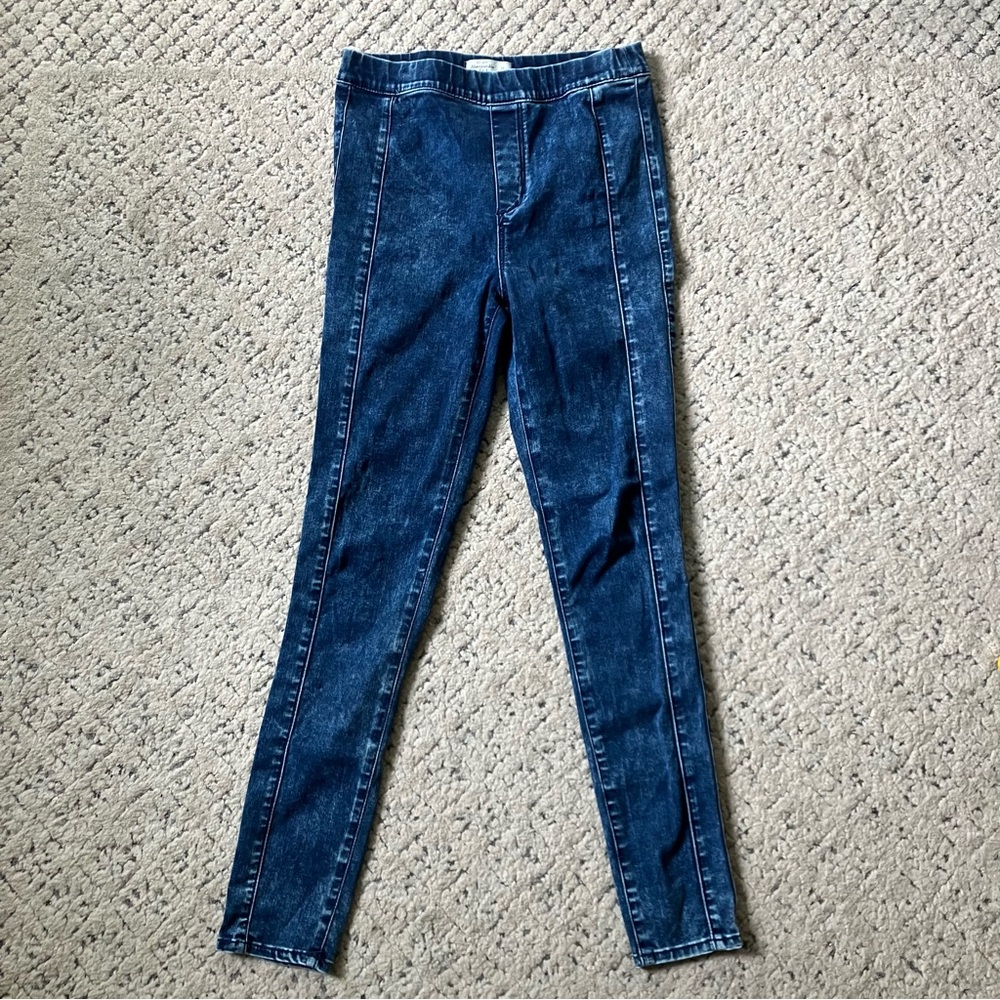 Abercrombie Medium Jegging Blue Stretch Denim